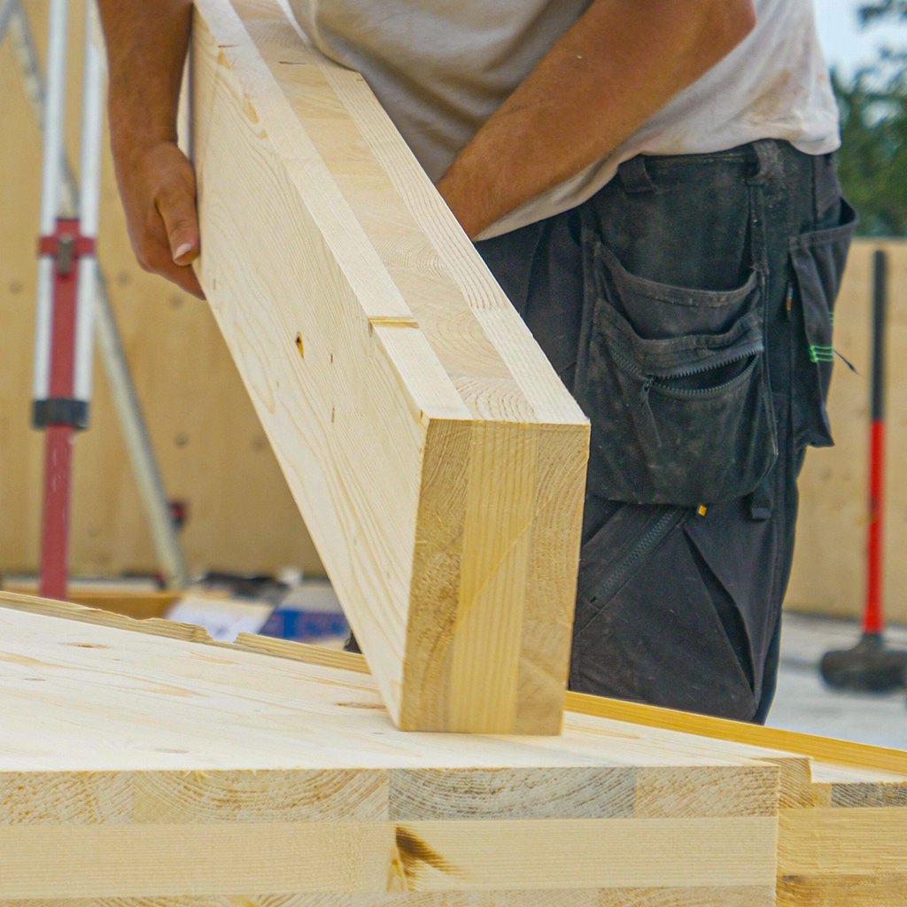 Prefab houtelementen, sterke constructie